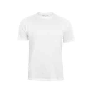 Hvid økologisk t-shirt til mænd