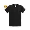 5 sorte t-shirts til mænd