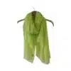 Tynd lime grøn tørklæde i str. 90x180