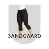 3/4 leggings med blonder far Sandgaard