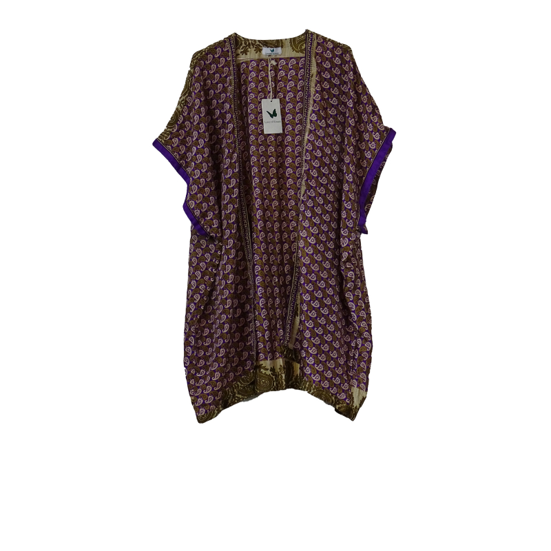 Indali Kort Kimono Purple n´ Beige