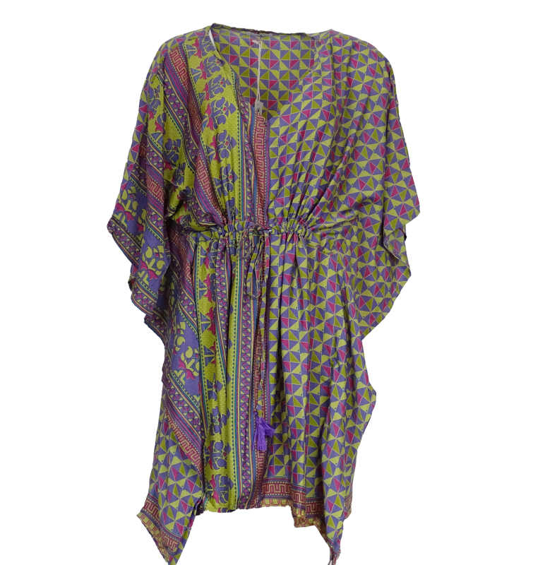 Kaftan Autumn Purple n´ Green