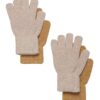 CeLaVi Handsker - Uld/Nylon - 2-Pak - Beige Guld m. Glimmer