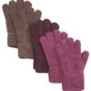 CeLaVi Handsker - Uld/Nylon - 5-pak - Mellow Mauve/Sea Turtle/Fu