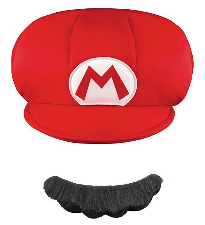 Disguise Udklædning - Mario Hat & Mustache