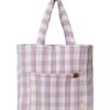 Fabelab Shopper - Lilac Checks