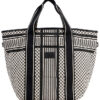 Lala Berlin Shopper - East West Tote Marin - Heritage Stripe Bla