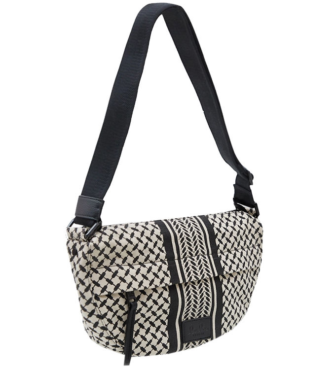 Lala Berlin Skuldertaske - Melly - Heritage Stripe Black