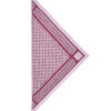 Lala Berlin Tørklæde - 162x85 - Triangle Lattice M - Fushia Rose