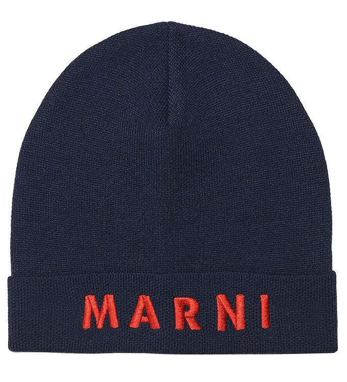 Marni Hue - Akryl/Uld - Navy m. Rød