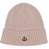 Moncler Strikhue - Uld - Rosa