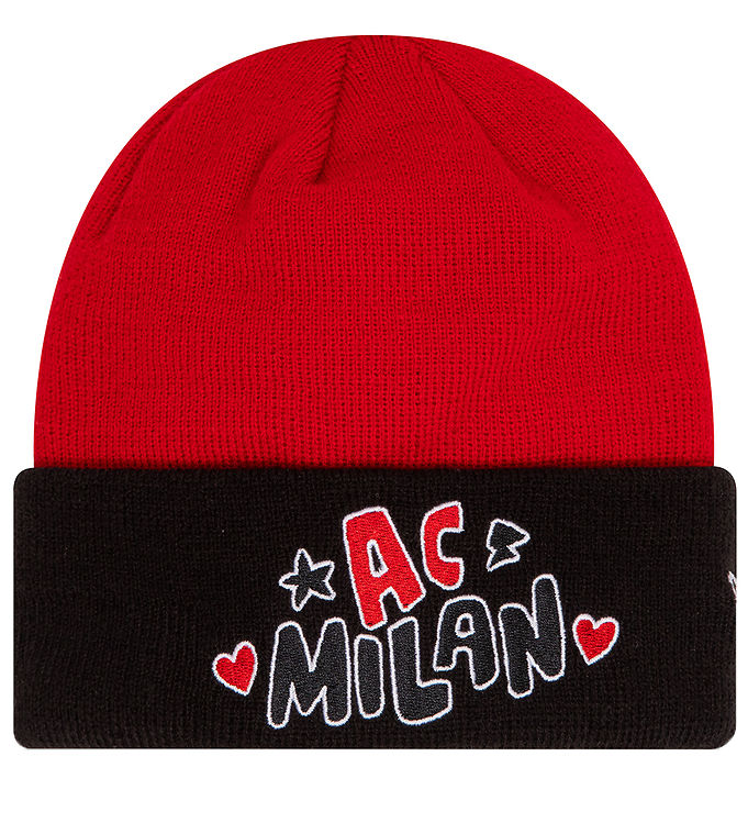 New Era Hue - Strik - AC Milan - Rød/Sort