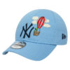 New Era Kasket - 9Forty - New York Yankees - Pastel Blue m. Luft