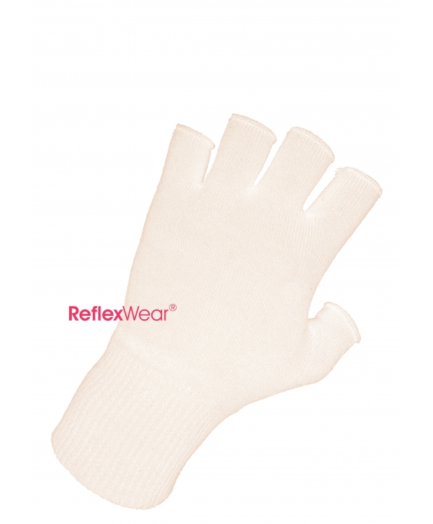 ReflexWearÂ® Tynde Handsker uden fingre i naturale. Unisex