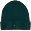 Tommy Hilfiger Hue - Strik - Small Flag Beanie - Ornamental Gree