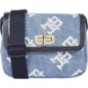 Tommy Hilfiger Skuldertaske - Monogram Turnlock - Blå